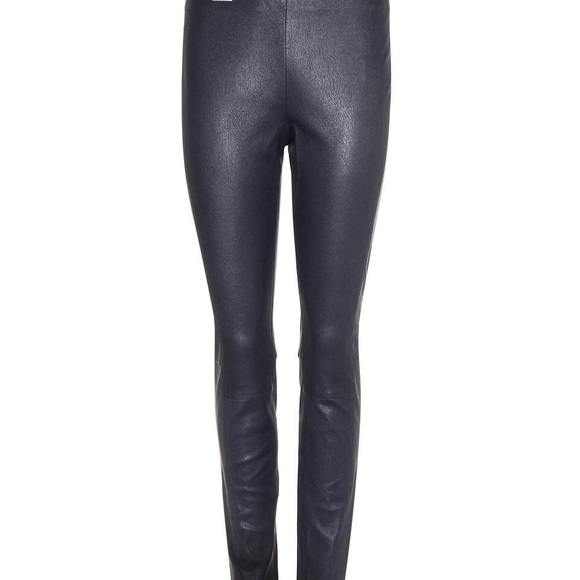 Polo Ralph Lauren Pants - POLO RALPH LAUREN LAMB LEATHER STRETCH LEGGINGS